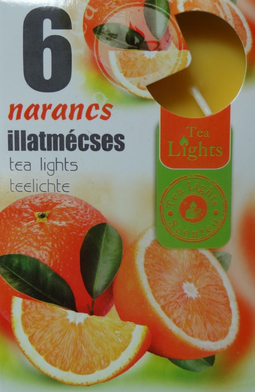 Illatmécses 6db-os - Narancs