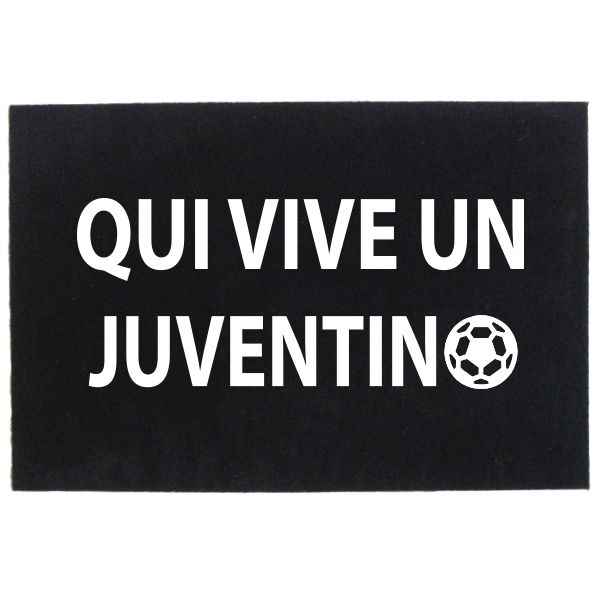 Tréfás Lábtörlő / Olasz foci Juventus szurkoló