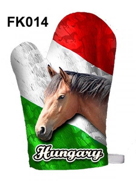 Barna ló Hungary 014 - Tréfás Edényfogó kesztyű