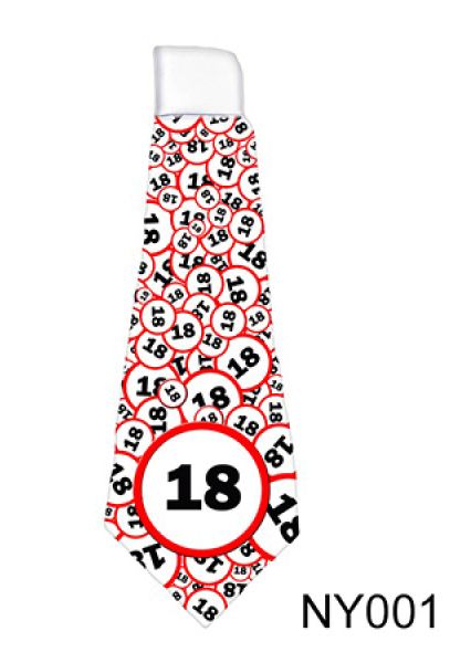 18. Születésnap 001 - Tréfás Nyakkendő