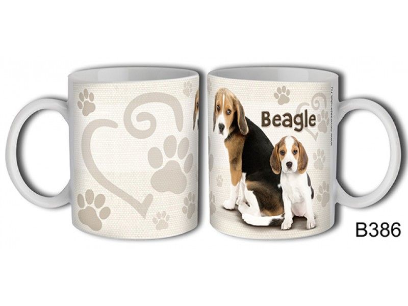 Bögre B386 Beagle kutya - Állatos bögre