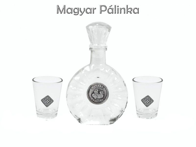Pálinkás készlet 0,2l palack + 2 pohár Magyar Pálinka - Magyaros ajándék