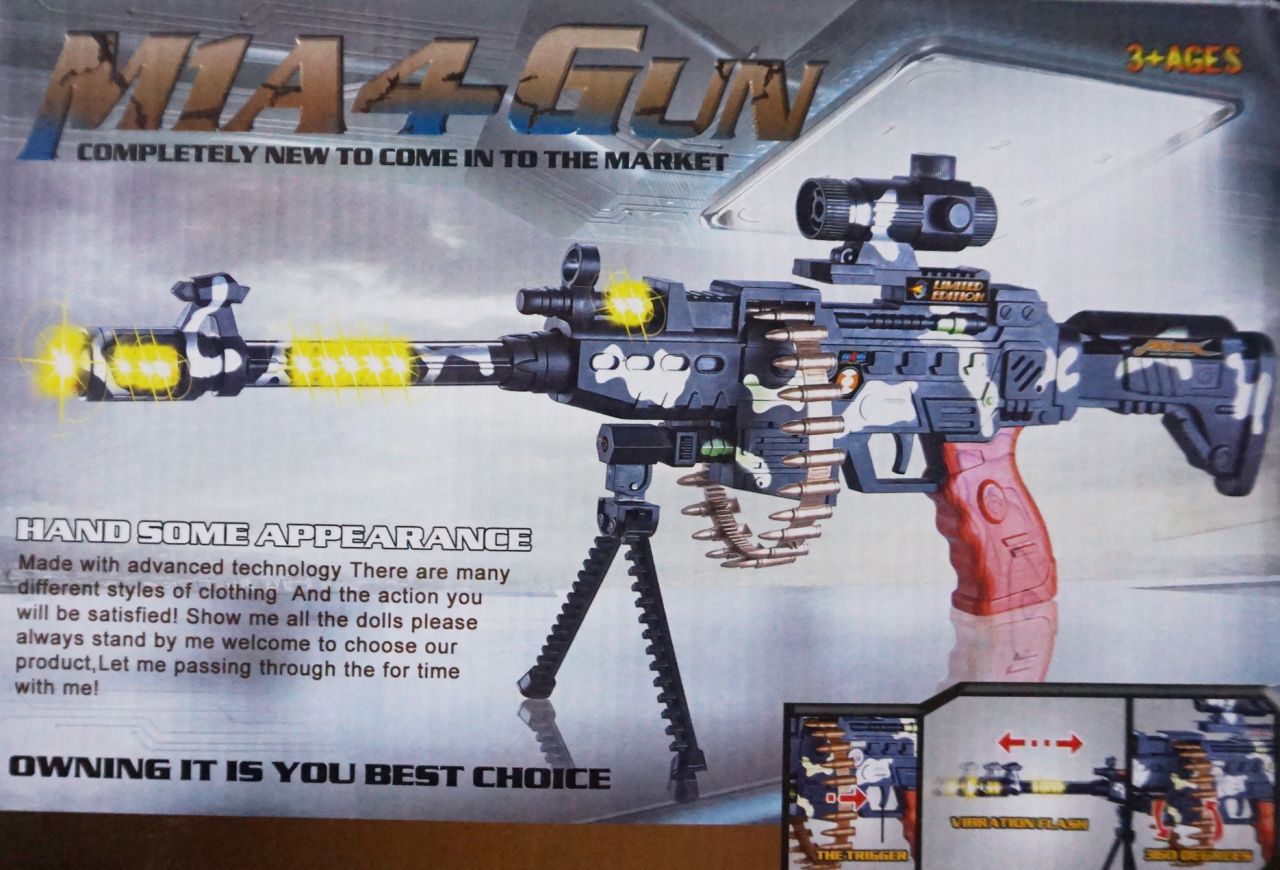Műanyag Puska Ledes M1A4 gun No.QH90-71 - Gyerek játék