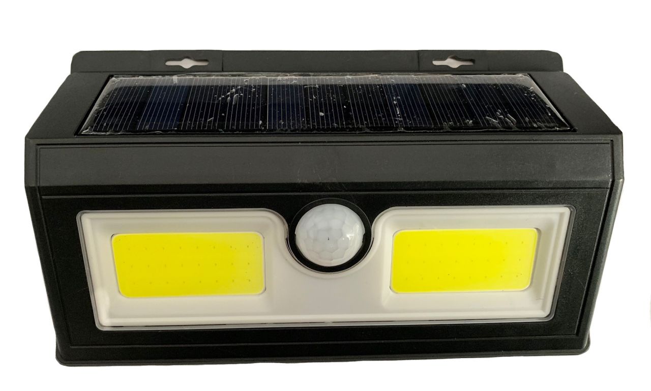 Vezeték nélküli Napelemes COB LED fali lámpa fény-mozgásérzékelős - Vékony LED-803