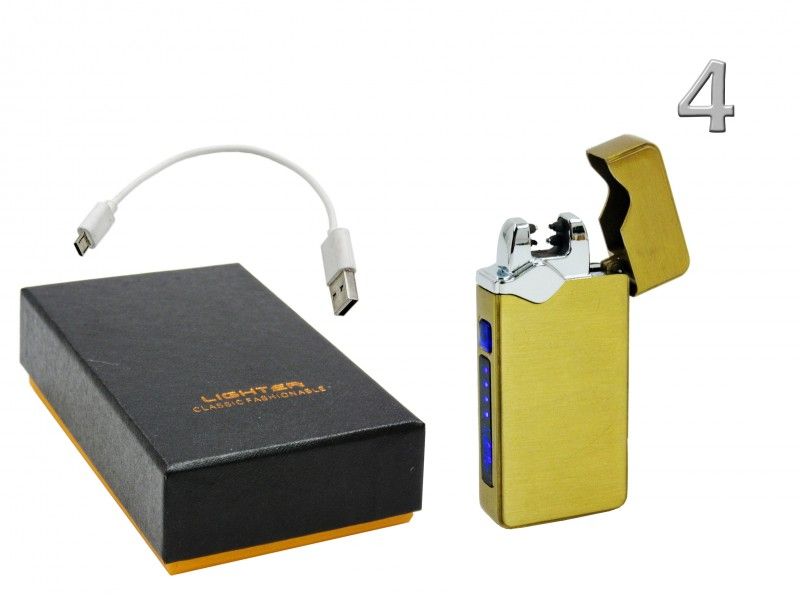 Elektromos öngyújtó USB kábellel díszdobozban 3,5x7cm JL315-2 8féle színben - Elektromos öngyújtók