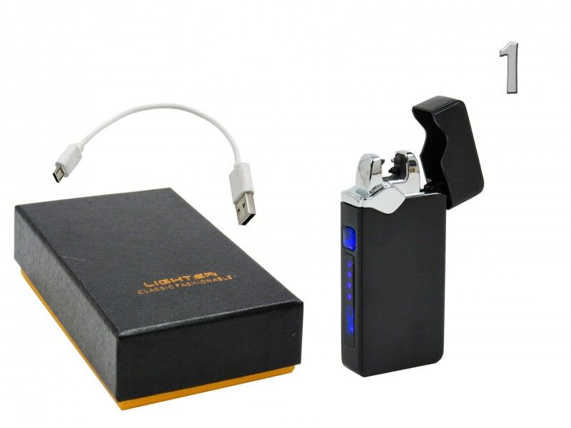 Elektromos öngyújtó USB kábellel díszdobozban 3,5x7cm JL315-2 8féle színben - Elektromos öngyújtók