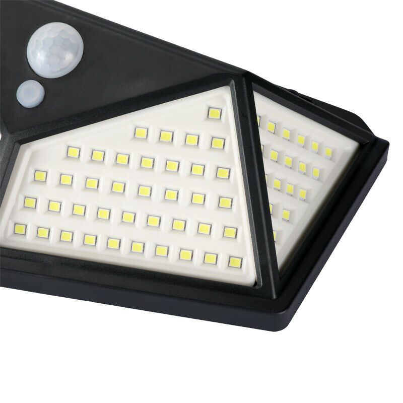 Vezeték nélküli Napelemes 114 LED fali lámpa fény-mozgásérzékelős - CL-114