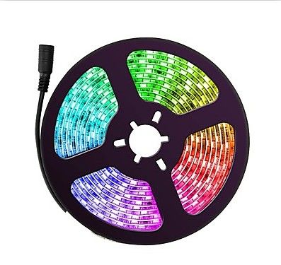 Színváltós Színes RGB LED szalag színjáték 5050 SMD, 30 LED/m, 5 méter - LED szalag szett