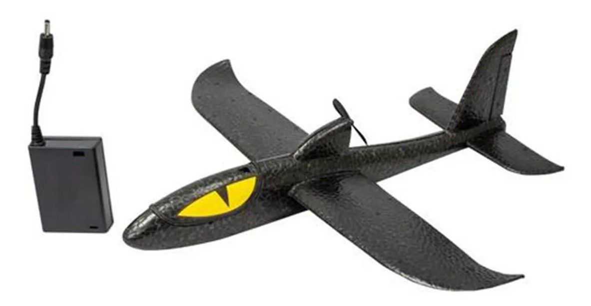 Elektromos Eldobós repülő, szabadon repülős modellrepülő hungarocell 36cm