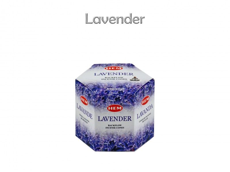 Backflow-lefelé áramló füstölő kúp Lavender 40db