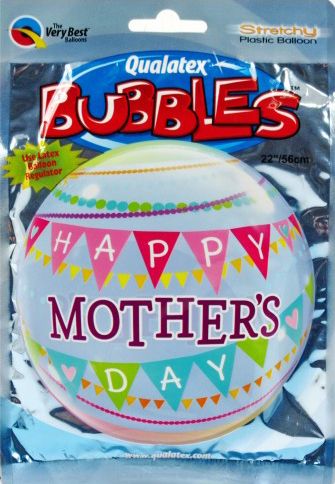 Lufi fólia bubble Happy Mothers Day! 56cm Q55799