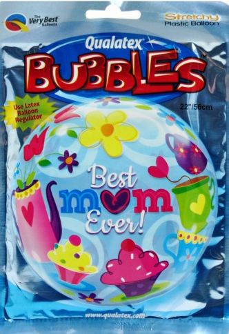 Lufi fólia bubble Best Mom Ever! 56cm Q11539
