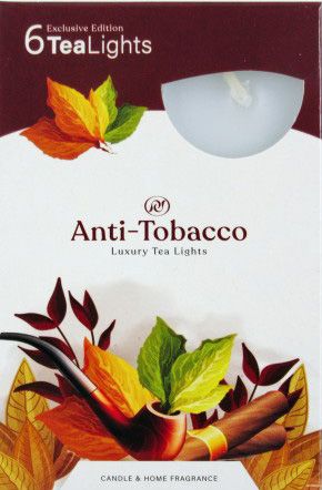 Illatos teamécses Anti Tobacco 6db