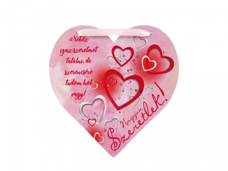 Szív tábla Nehéz igaz szerelmet találni... 20cm 02215 - Falikép