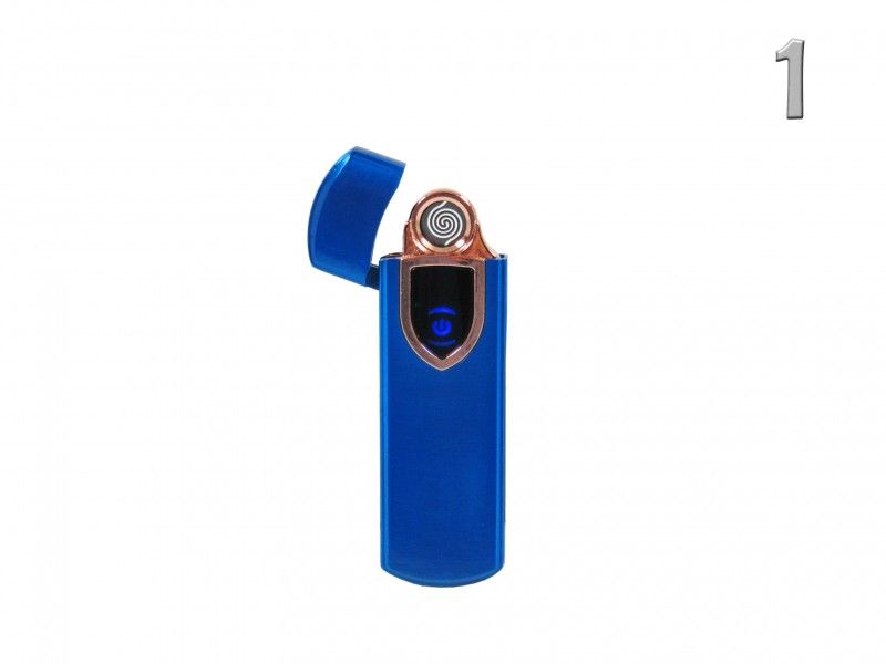 Elektromos öngyújtó USB 2,5x0,6x8cm YQ039 2féle színben - Elektromos öngyújtók
