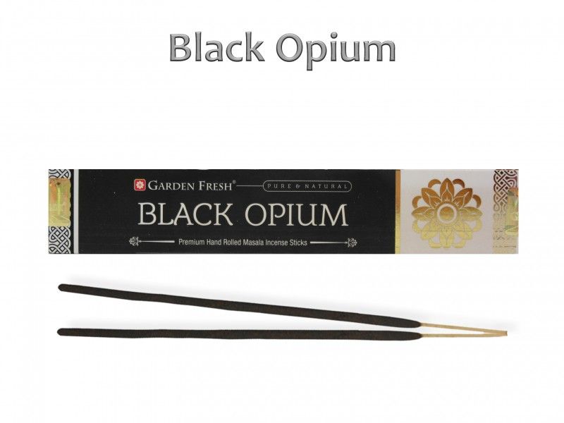 Füstölő pálcika Black Opium 15g Garden Fresh