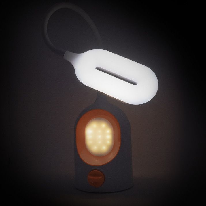 Design Akkumulátoros Flexibilis Dual Led lámpa USB Led asztali lámpa - E3