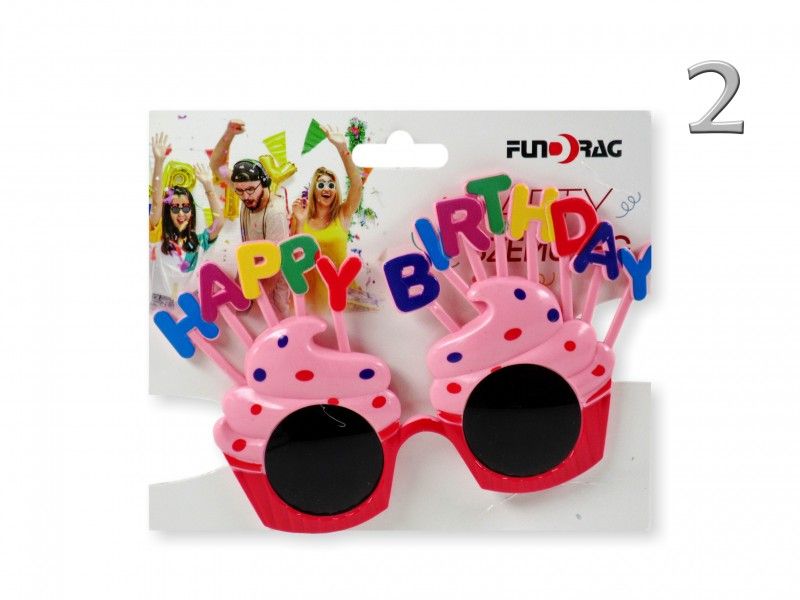 Party szemüveg Happy Birthday torta 614919