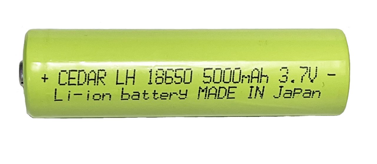 Akkumulátor Li-ion 18650 5000 mAh 3,7V - Cedar
