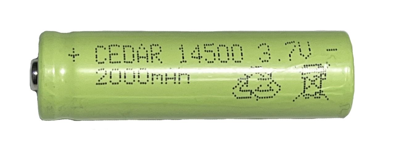 Akkumulátor Li-ion 14500 2000 mAh 3,7V - Cedar