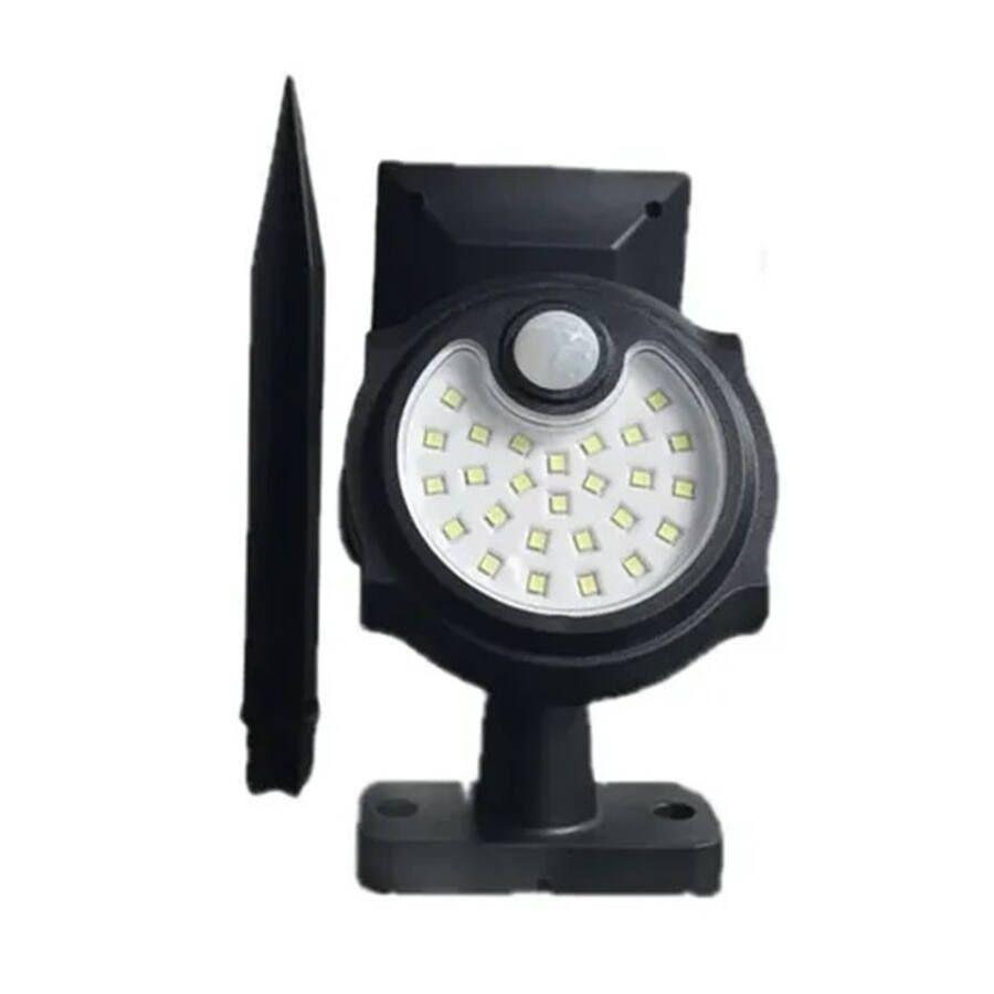 Vezeték nélküli Napelemes 26 SMD LED leszúrható vagy falra szerelhető lámpa fény-mozgásérzékelős - SH-1705A