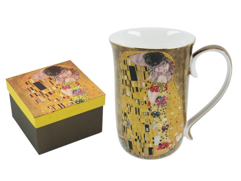 Bögre arany Klimt díszdobozban 4dl 0033 - Ajándék bögre
