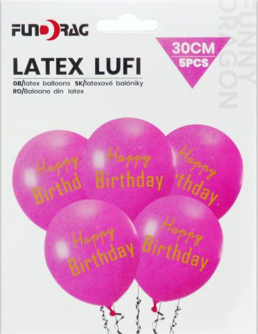 Lufi Happy Birthday 5db 30cm 626967