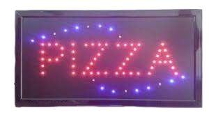 Led világító reklám tábla - Pizza