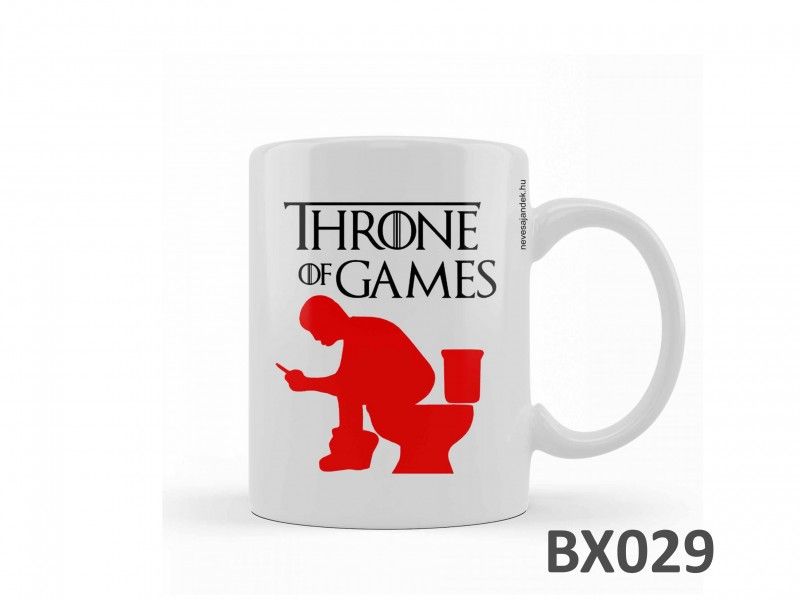 Bögre BX029 Throne of games 3dl - Tréfás Bögre