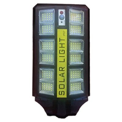 Vezeték nélküli Napelemes Brutál 1200W 240 LED utcai fali lámpa fény-mozgásérzékelős távirányítóval - WA22-15