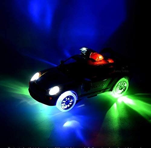 Police PC világítós zenélős önműködő autó No.2018C - Gyerek játék