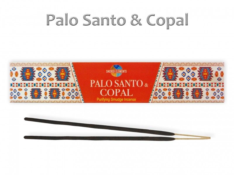 Füstölő pálcika Palo Santo Copal 15g Sacred Elements