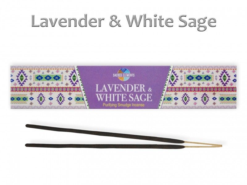 Füstölő pálcika Lavender White Sage 15g Sacred Elements
