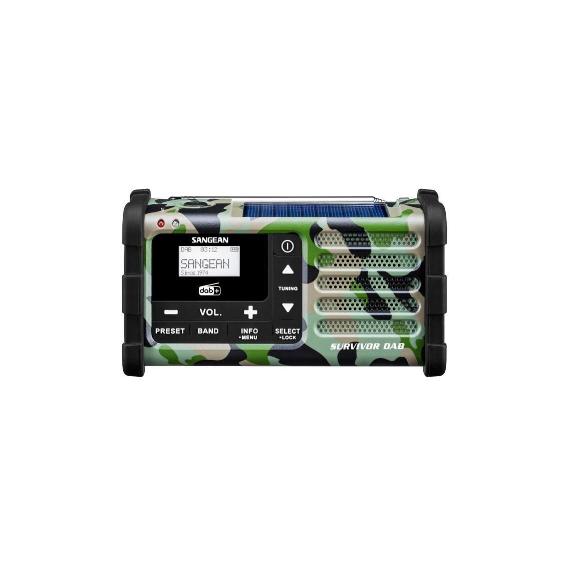 Sangean MMR-88DAB-Camouflage FM / AM / DAB napelemes rádió