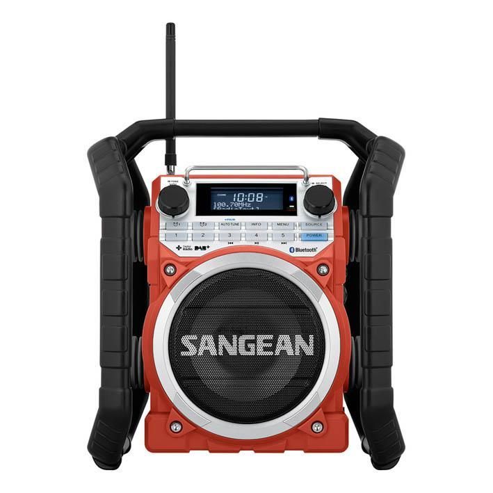 Sangean U-4 DBT BLACK DAB, FM-RDS, Bluetooth, Aux-in, strapabíró digitális rádió