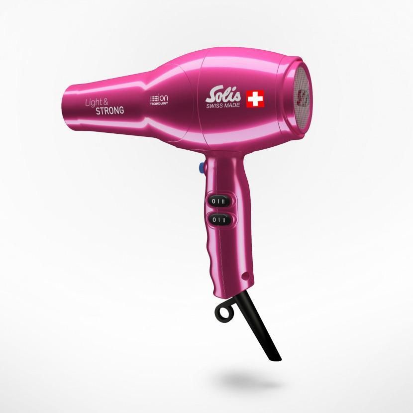 Solis Swiss Perfection Superlight - hajszárító (a legkönnyebb Solis) 968.93 (pink)