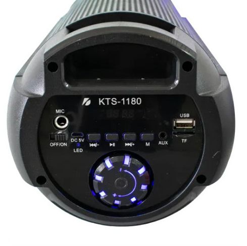 4" x 2 Bluetooth LED hangszóró Akkus,Mp3,Rádió,USB, TF/micro SD kártya, AUX - KTS-1180