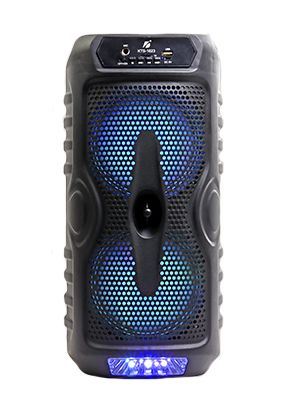 6,5" x 2 Bluetooth LED hangszóró Akkus,Mp3,Rádió,USB, TF/micro SD kártya, AUX - KTS-1623