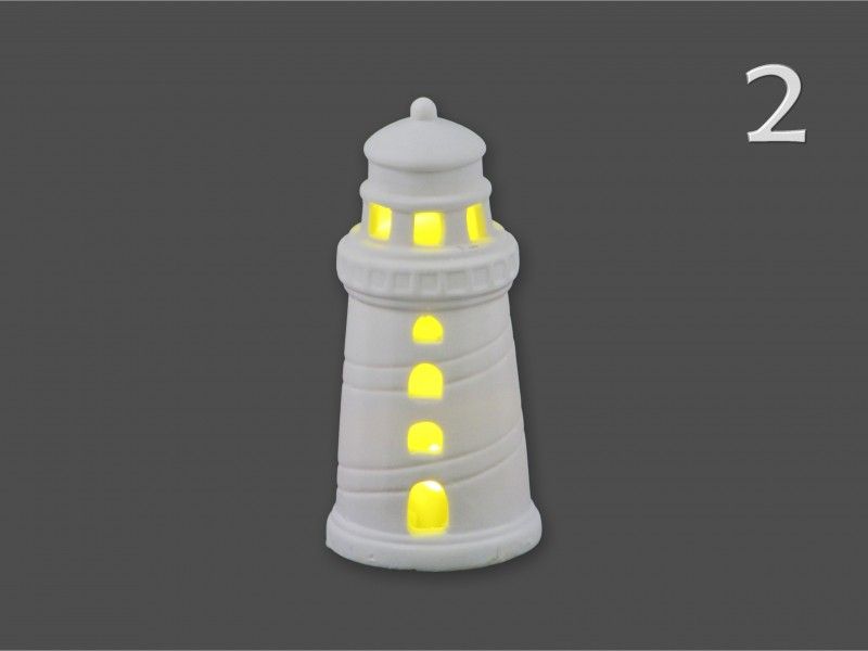 LEDes világítótorony fehér 12cm APF850800 2féle