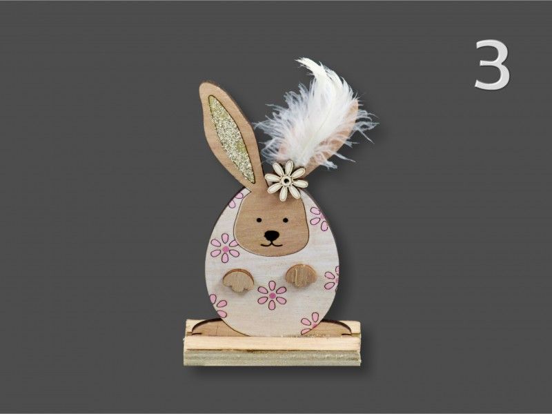 Húsvéti dekoráció 13cm DH9215030 4féle - Húsvéti Dekoráció