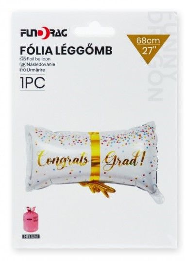 Lufi fólia oklevél Congrats Grad 68cm 633286