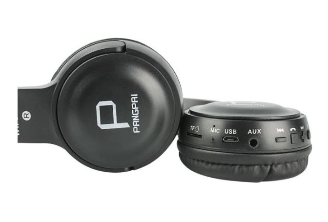 Vezeték nélküli Bluetooth sztereó headset mikrofonnal fejhallgató Mp3, TF/SD slot, AUX 3,5mm jack - P19