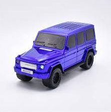 Jeep autó alakú hordozható vezeték nélküli Bluetooth LED hangszóró Akkus,Mp3,Rádió,USB, TF/micro SD kártya, AUX, Tel.Kih. - WS-591
