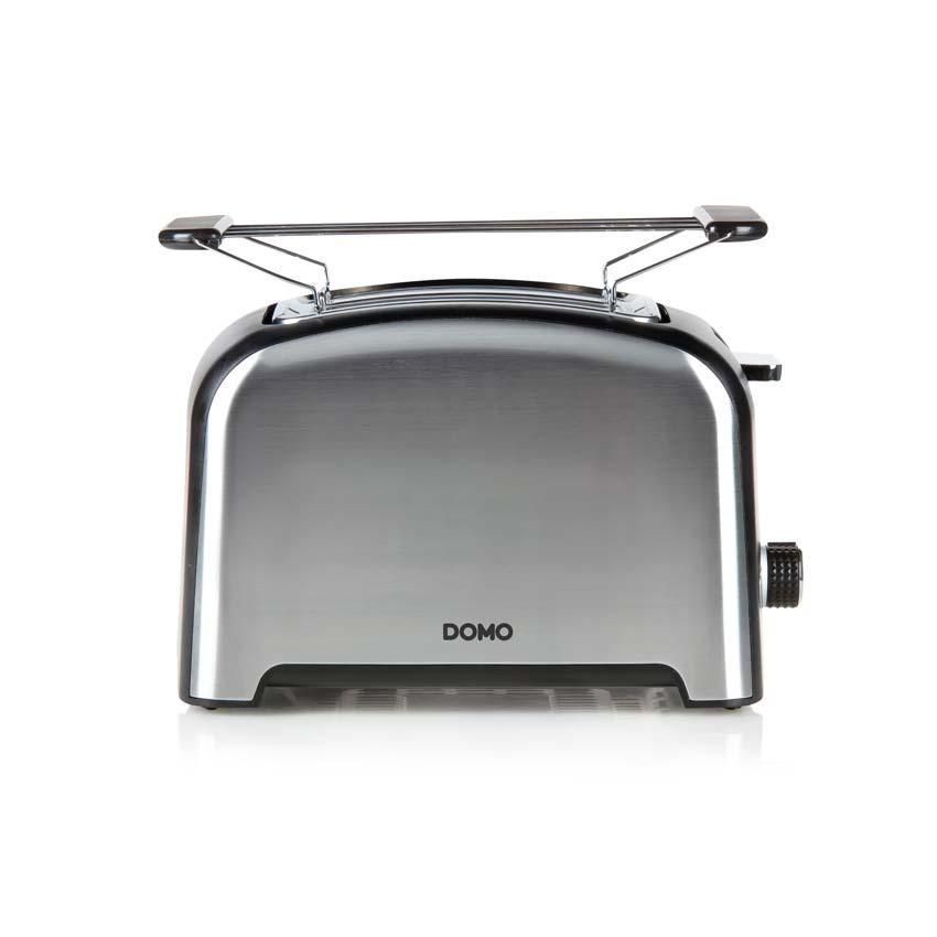 Domo DO959T kenyépirító buci melegítő tálcával - rozsdamentes