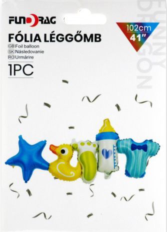 Lufi fólia szett fiú baba 102cm 627292