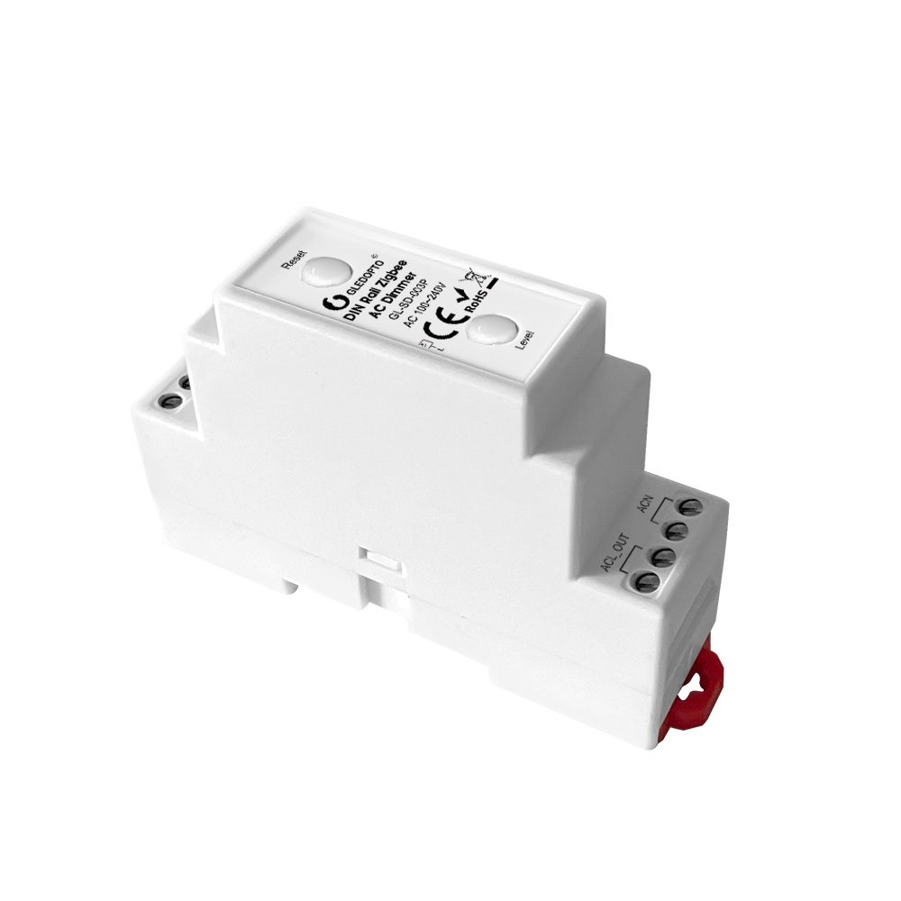 Gledopto GL-SD-003P, Pro ZigBee + RF Dimmer AC, DIN-sínre szerelhető