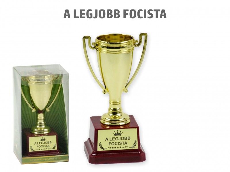 Győztes kupa Legjobb Focista 14cm 03839