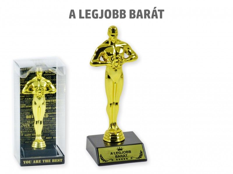 Oscar szobor Legjobb Barát 17cm 03818