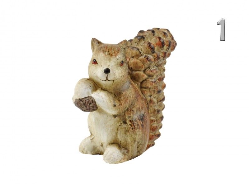 Mókus figura mogyoróval 12cm 5352 2féle