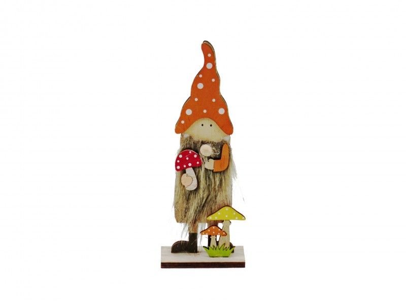 Manó figura gomba sapkában 23cm HY-4848